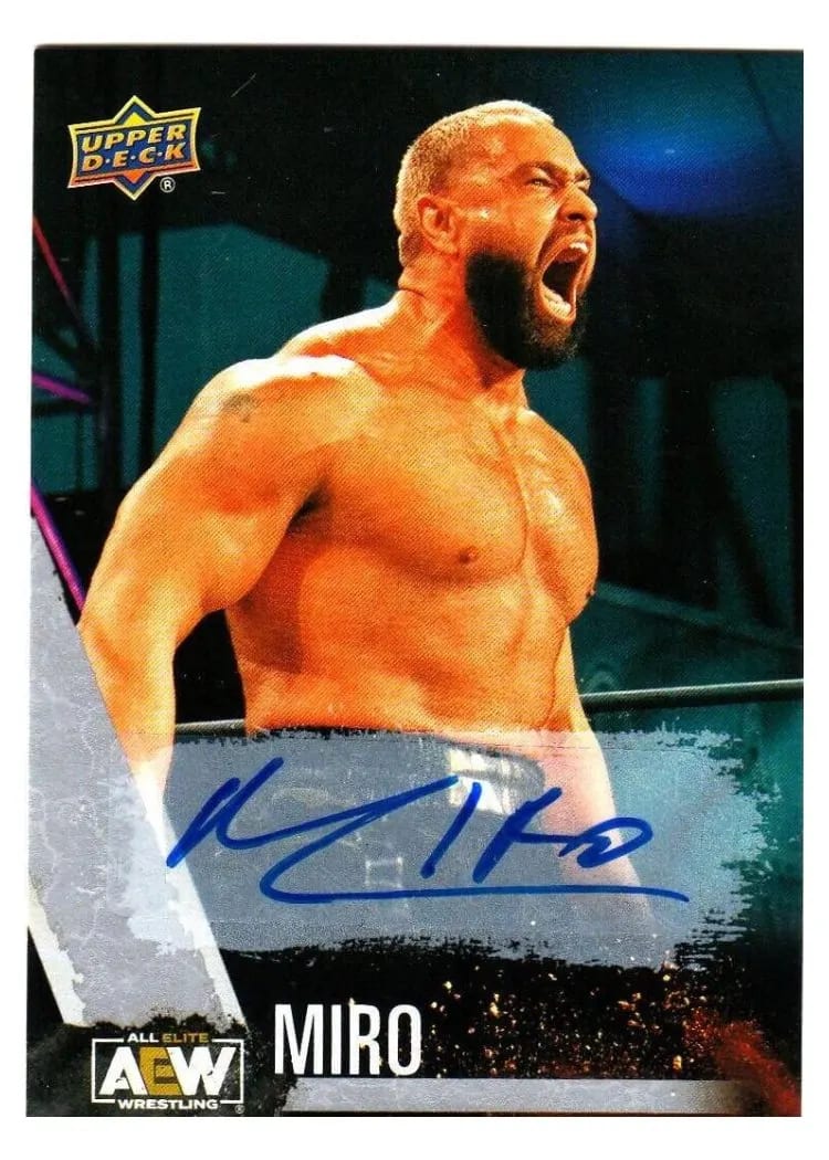 2021 Upper Deck AEW Miro #9 card