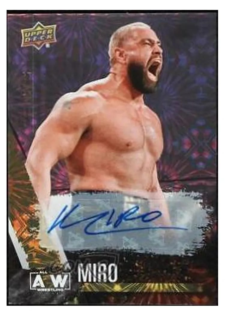 2021 Upper Deck AEW Miro #9 card