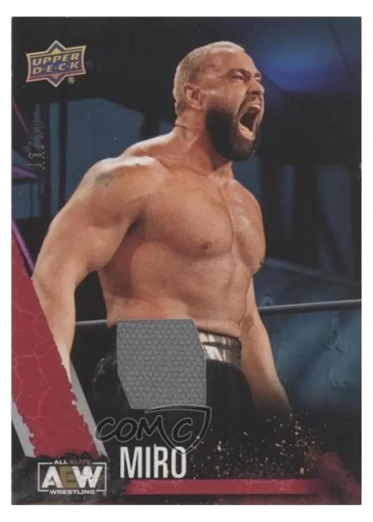 2021 Upper Deck AEW Miro #9 card