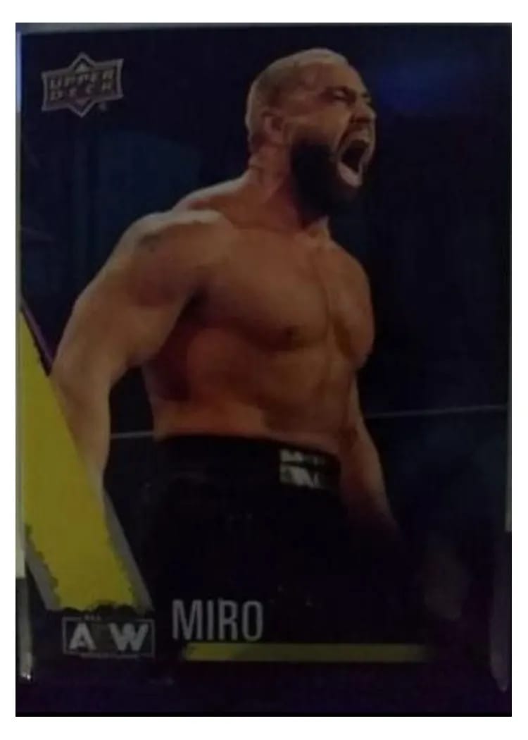 2021 Upper Deck AEW Miro #9 card