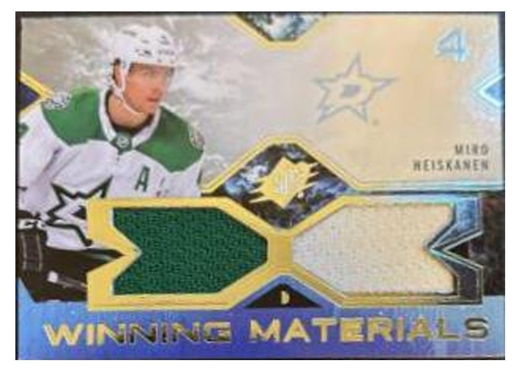 2021-22 SPx Winning Materials Miro Heiskanen #WM-MH card