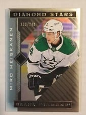 2021-22 Upper Deck Black Diamond Diamond Stars Miro Heiskanen #BDS-MH card
