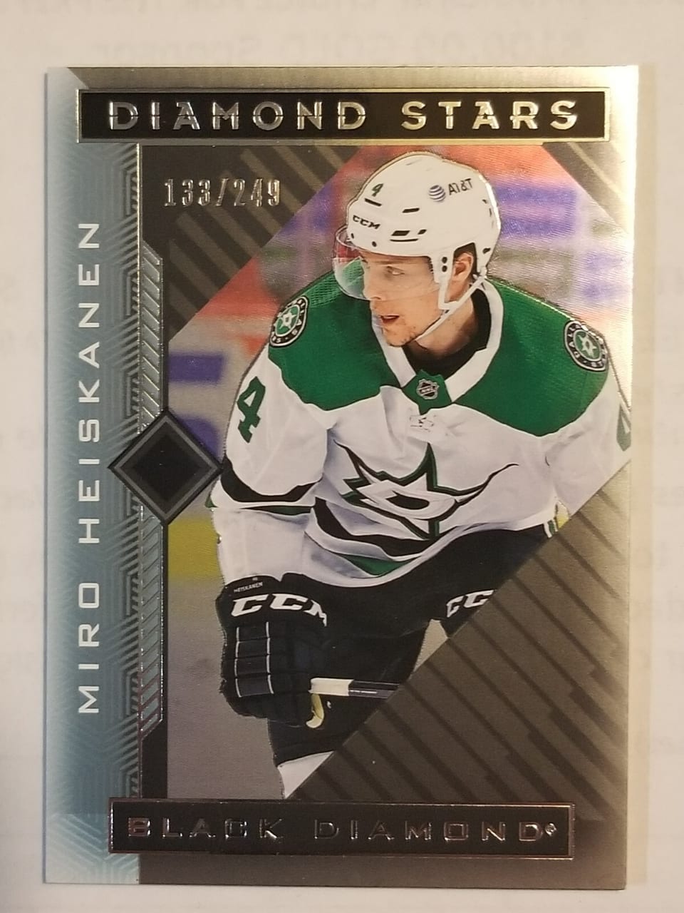 2021-22 Upper Deck Black Diamond Diamond Stars Miro Heiskanen #BDS-MH card