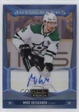 2024-25 O-Pee-Chee Platinum Blue Rainbow Autographs Miro Heiskanen #BA-MH card