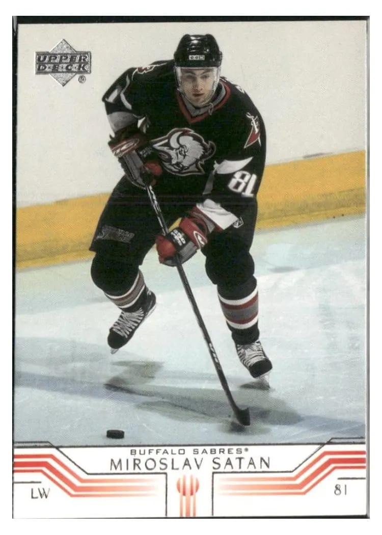 2001 Upper Deck Miroslav Satan #19 card
