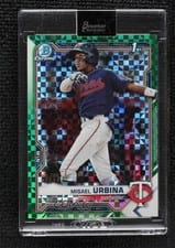 2021 Bowman Chrome X Prospects Green X-Fractor Misael Urbina #BCP-206 card