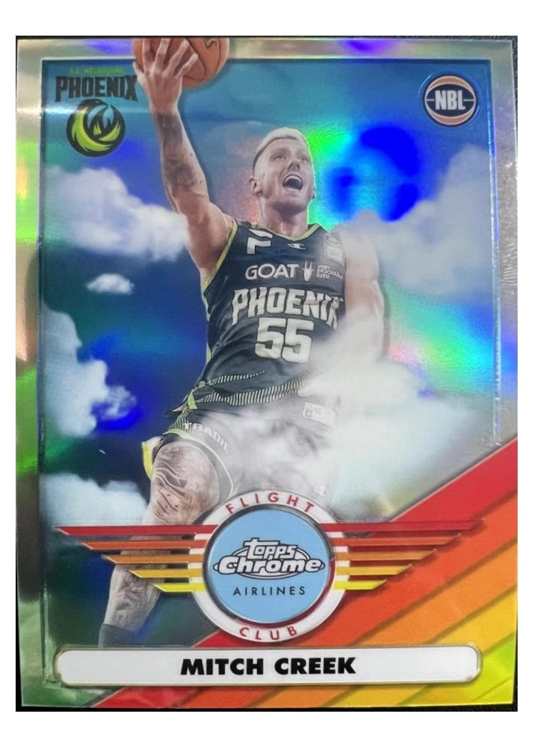 2022-23 Topps Chrome NBL Flight Club Mitch Creek #FC-13 card