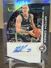2023-24 Topps Chrome NBL NBL Autographs Mitch Creek #A-MC card