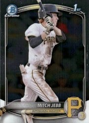 2025 Bowman Chrome Prospects Mitch Jebb #BCP-41 card