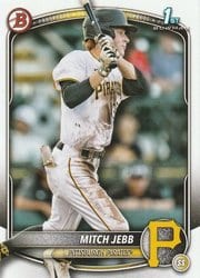 2025 Bowman Prospects Mitch Jebb #BP-41 card