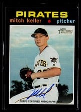 2020 Topps Heritage Real One Autographs Mitch Keller #ROA-MK card
