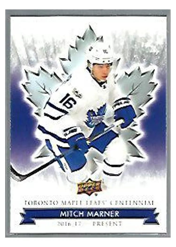 2017 Upper Deck Toronto Maple Leafs Centennial Mitch Marner #18 card
