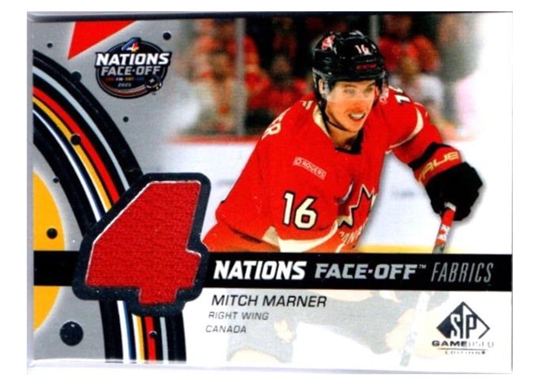 2025-26 SP Game Used 2025 4 Nations Face-Off Fabrics Mitch Marner #4N-MM