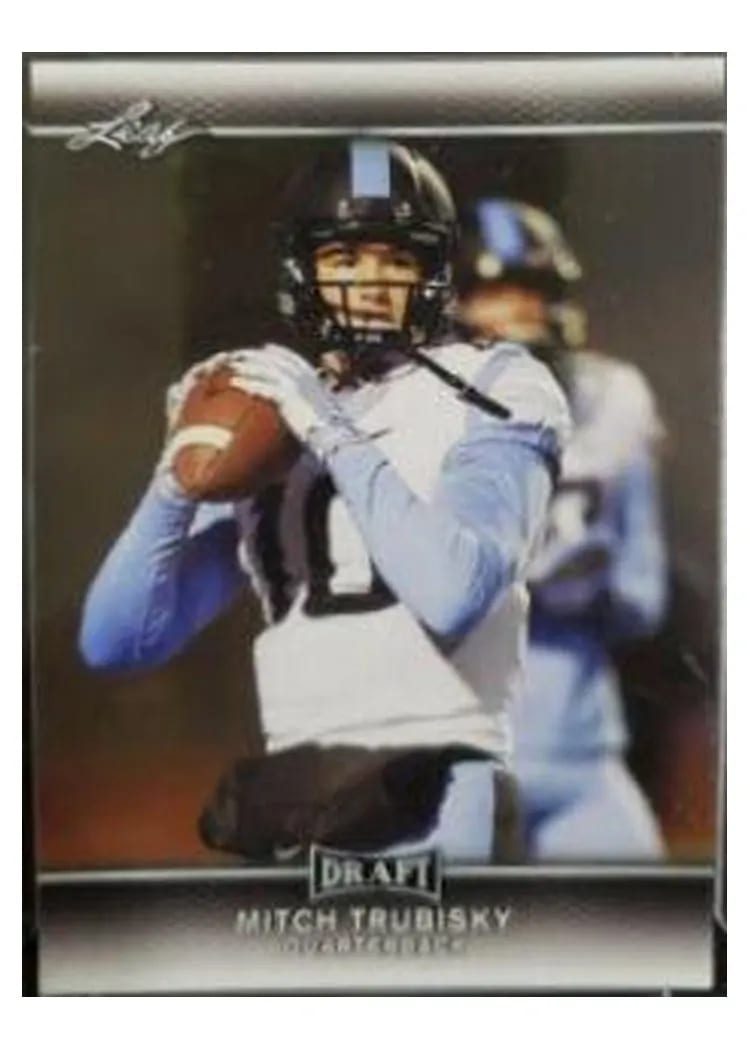 2017 Leaf Draft Mitch Trubisky #52 card