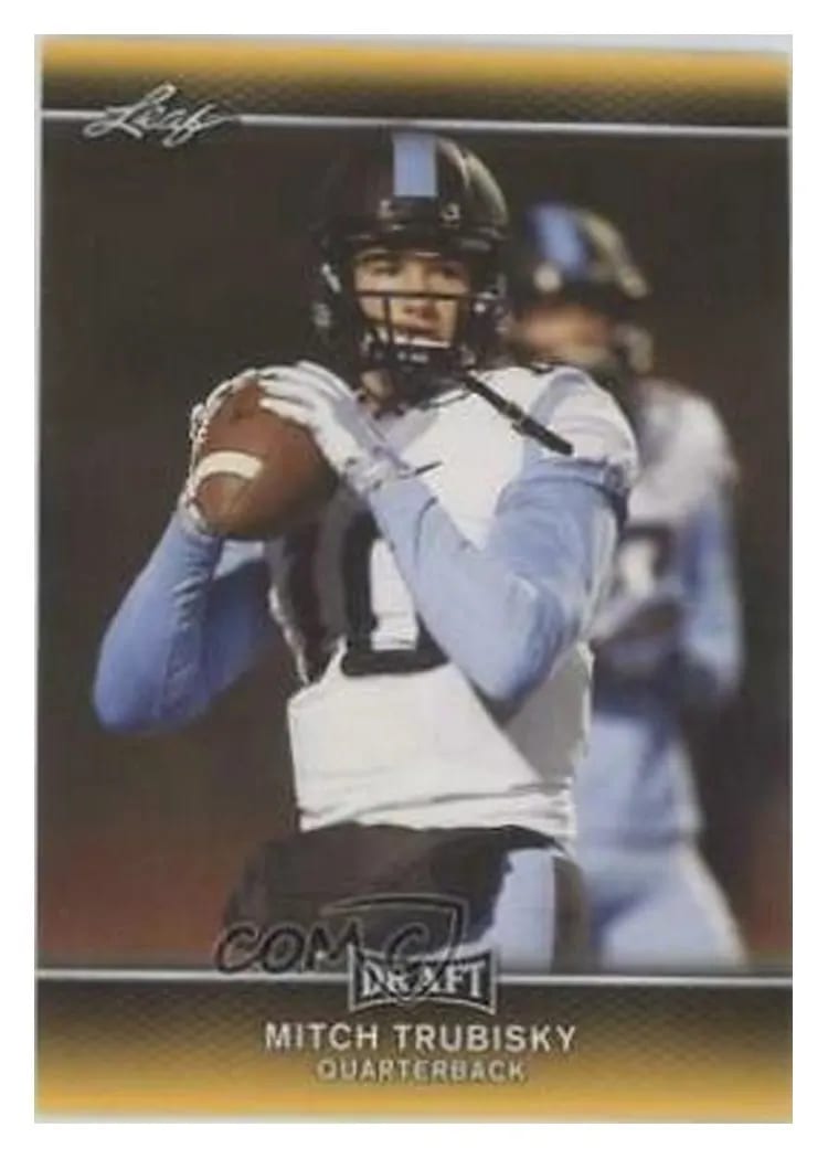 2017 Leaf Draft Mitch Trubisky #52 card