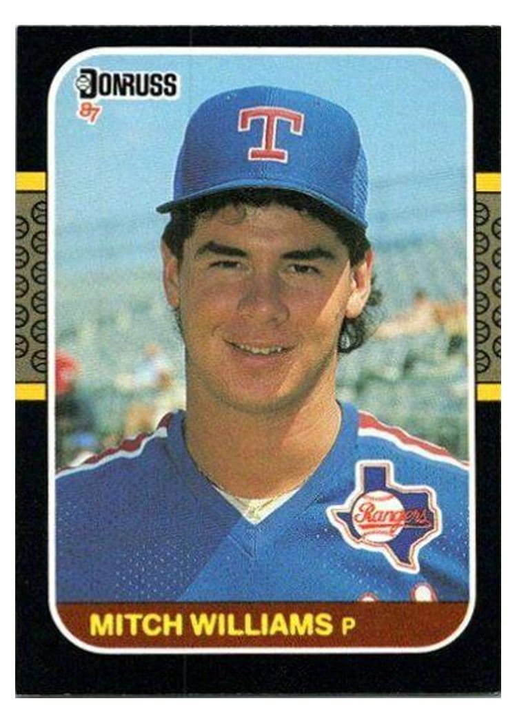 1987 Donruss Mitch Williams #347 card
