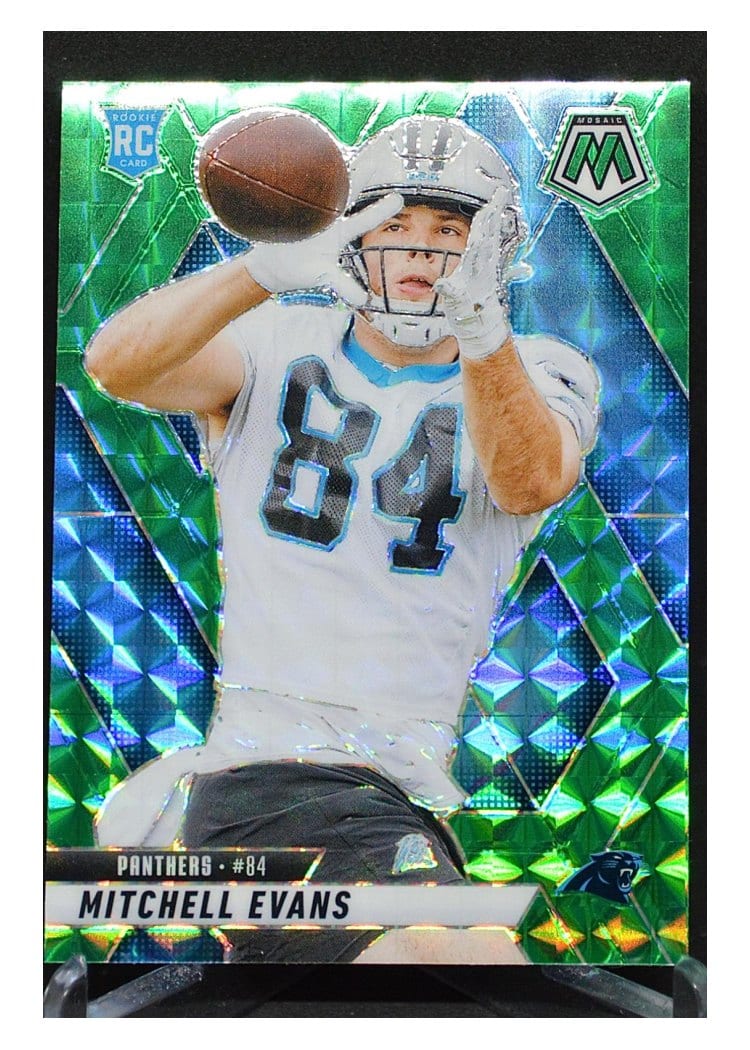 2025 Panini Mosaic Base Set Mitchell Evans Green #344 card