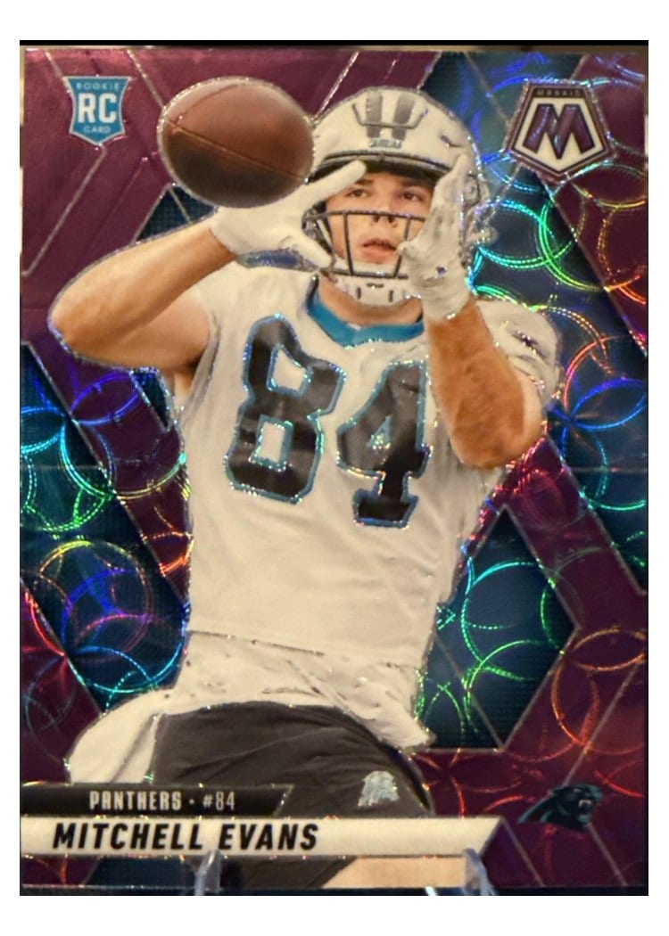 2025 Panini Mosaic Base Set Mitchell Evans #344 card