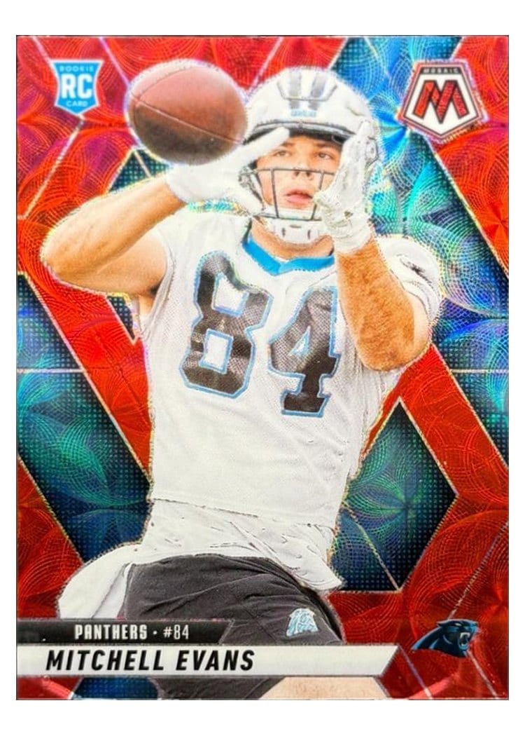 2025 Panini Mosaic Base Set Mitchell Evans #344 card