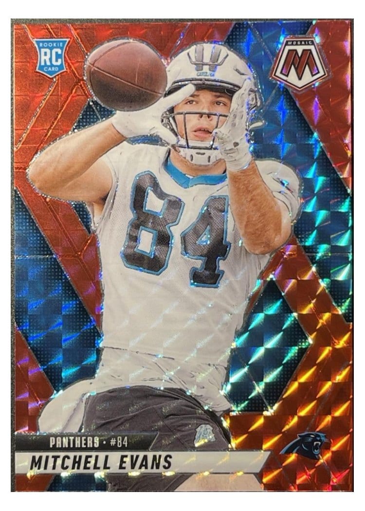 2025 Panini Mosaic Base Set Mitchell Evans #344 card