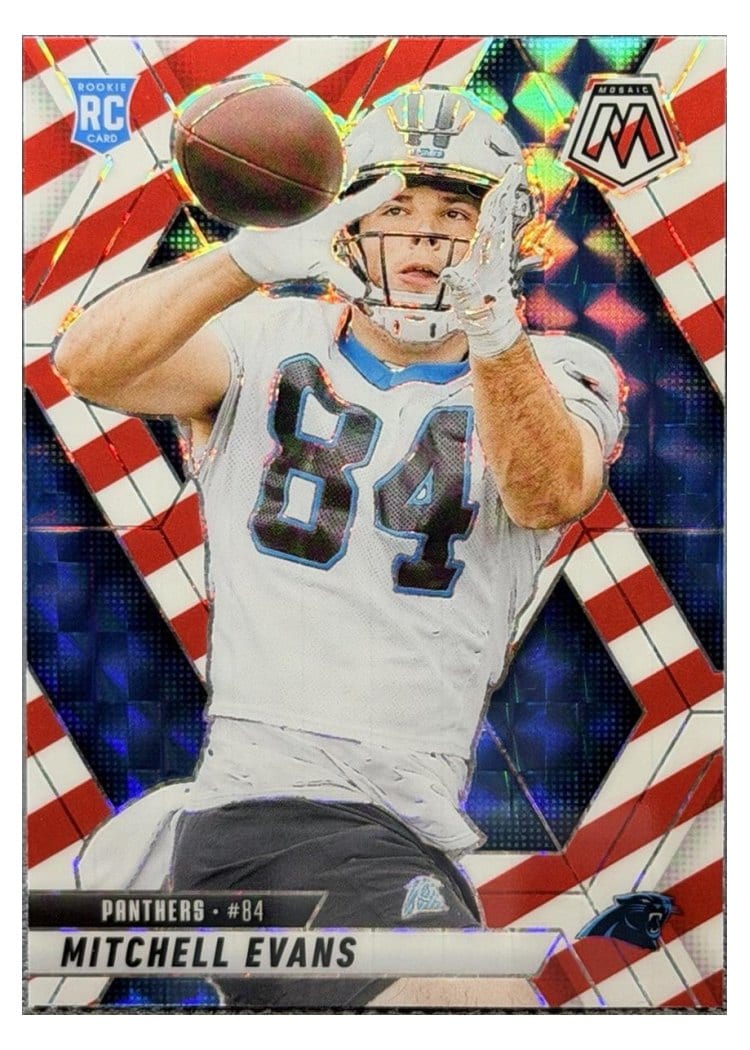 2025 Panini Mosaic Base Set Mitchell Evans #344 card