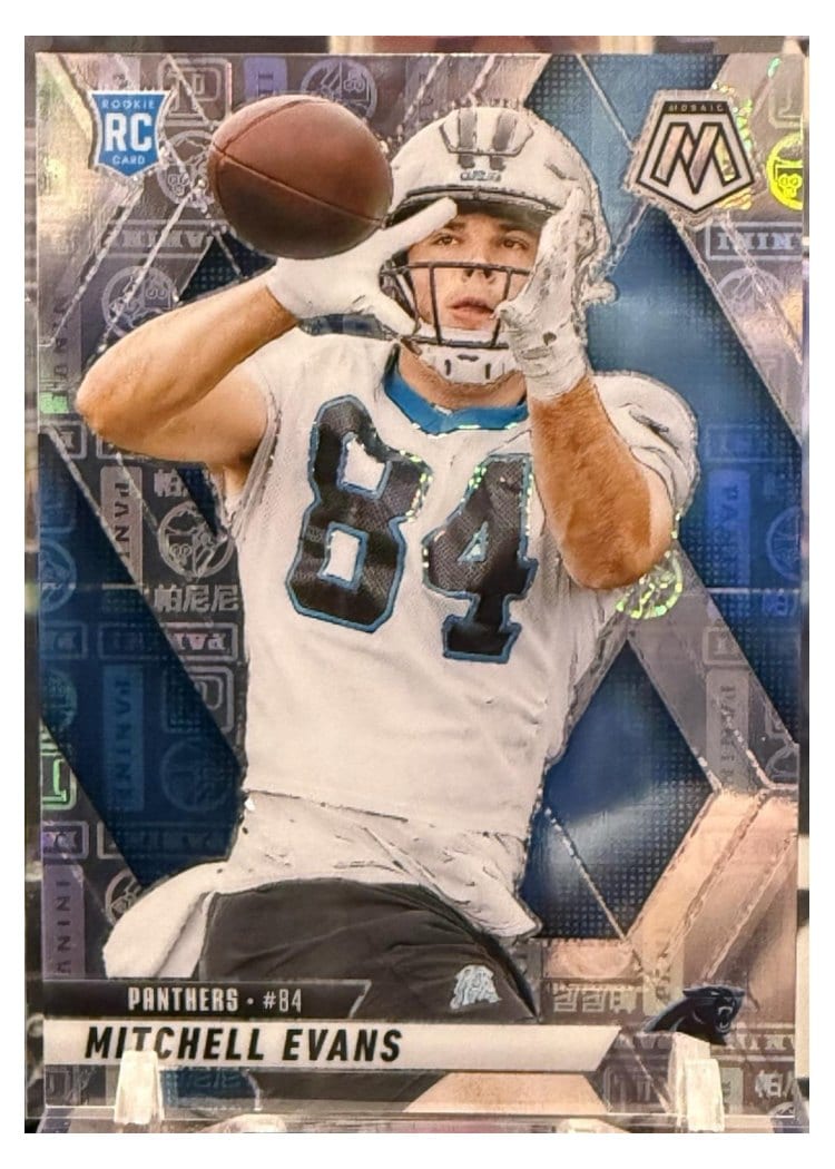 2025 Panini Mosaic Base Set Mitchell Evans #344 card