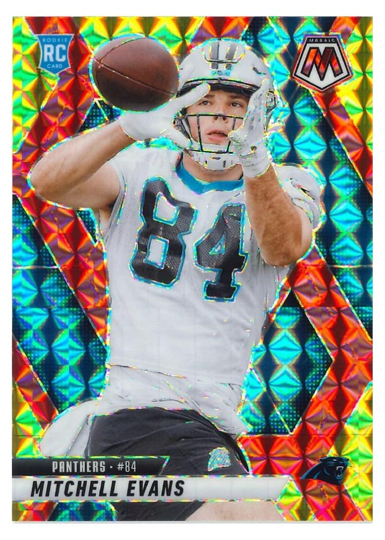 2025 Panini Mosaic Base Set Mitchell Evans #344 card