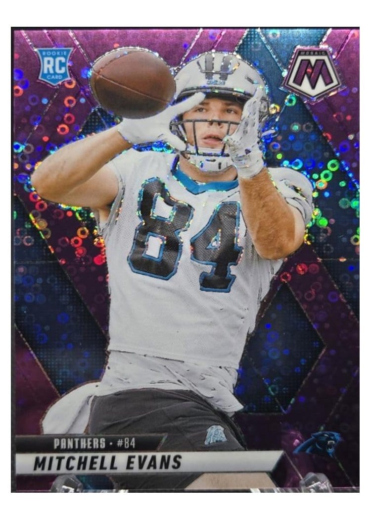 2025 Panini Mosaic Base Set Mitchell Evans #344 card