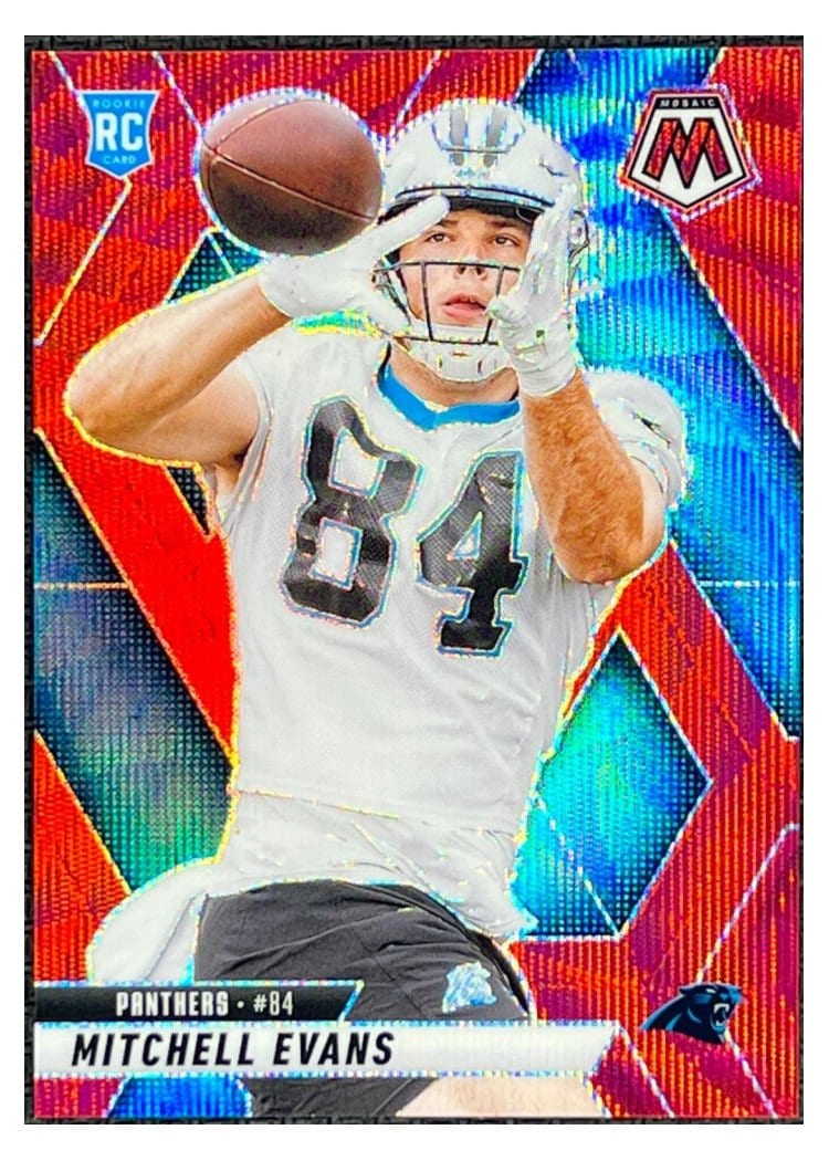 2025 Panini Mosaic Base Set Mitchell Evans #344 card