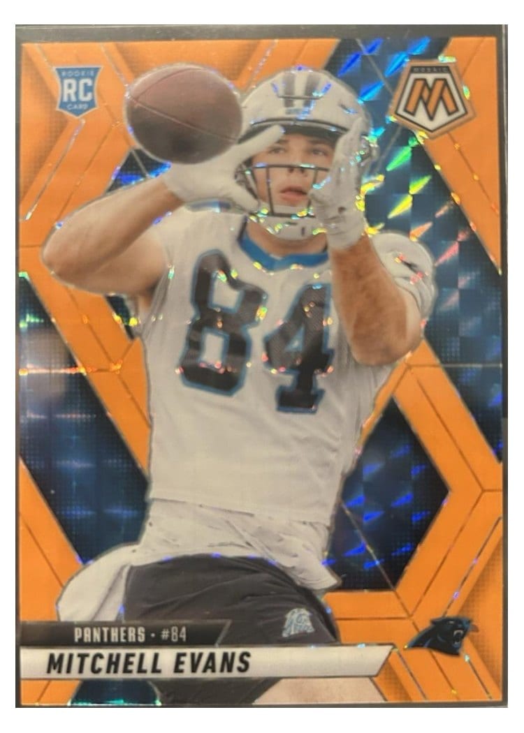 2025 Panini Mosaic Base Set Mitchell Evans #344 card