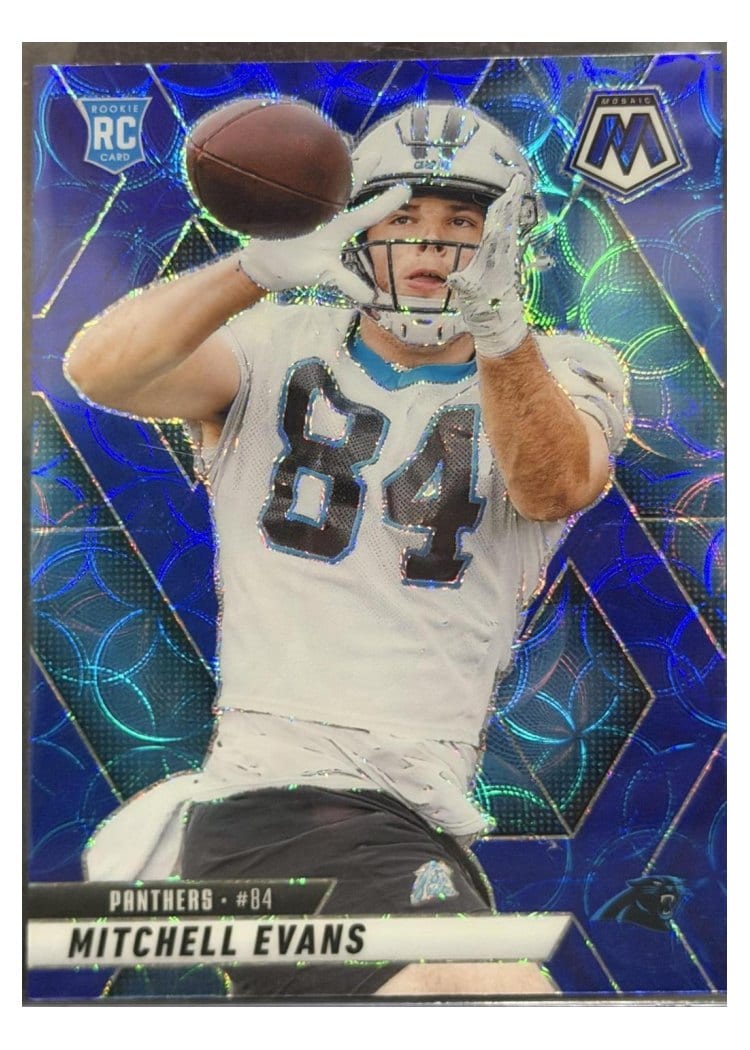 2025 Panini Mosaic Base Set Mitchell Evans #344 card