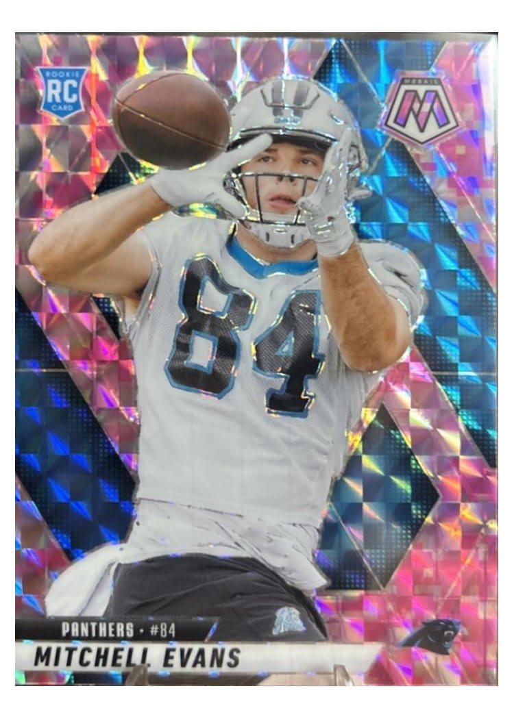 2025 Panini Mosaic Base Set Mitchell Evans #344 card