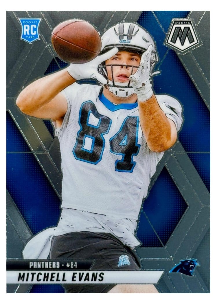 2025 Panini Mosaic Base Set Mitchell Evans #344 card