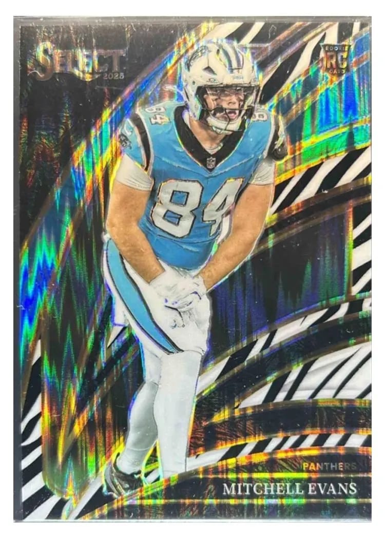 2025 Panini Select Base Set Mitchell Evans #244 card