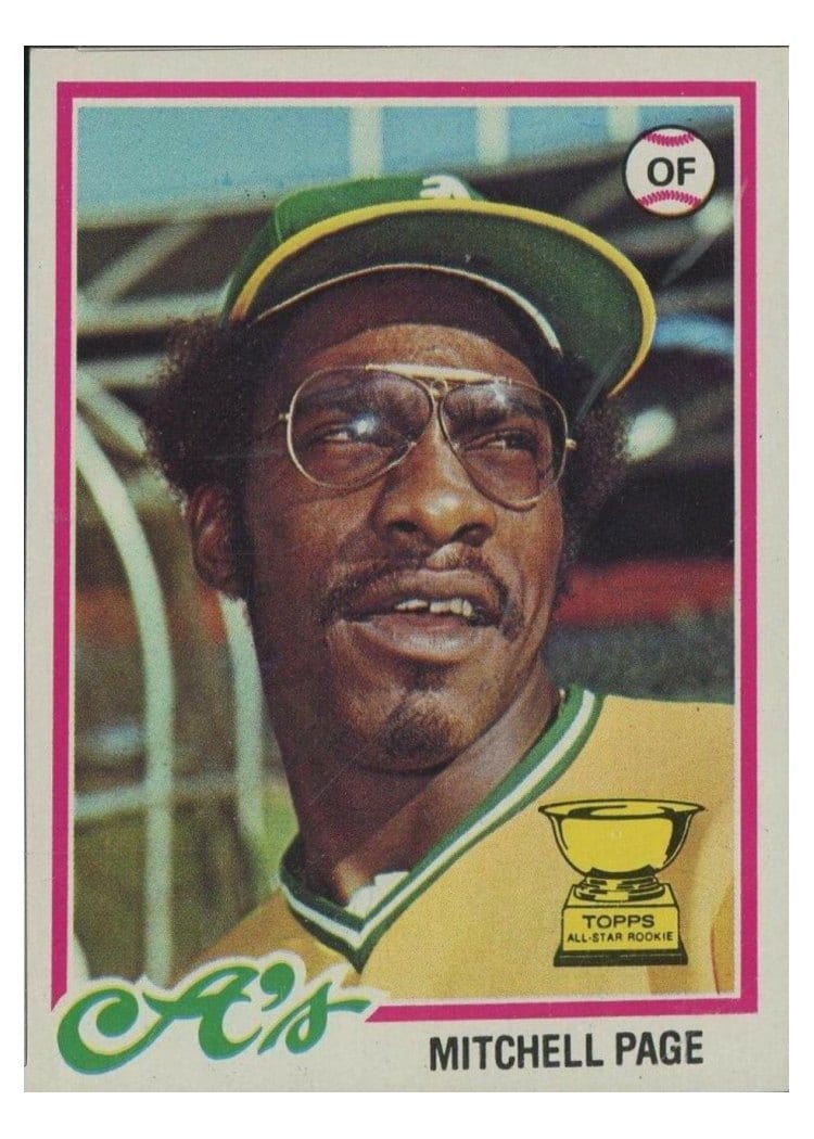 1978 Topps Mitchell Page #55 card