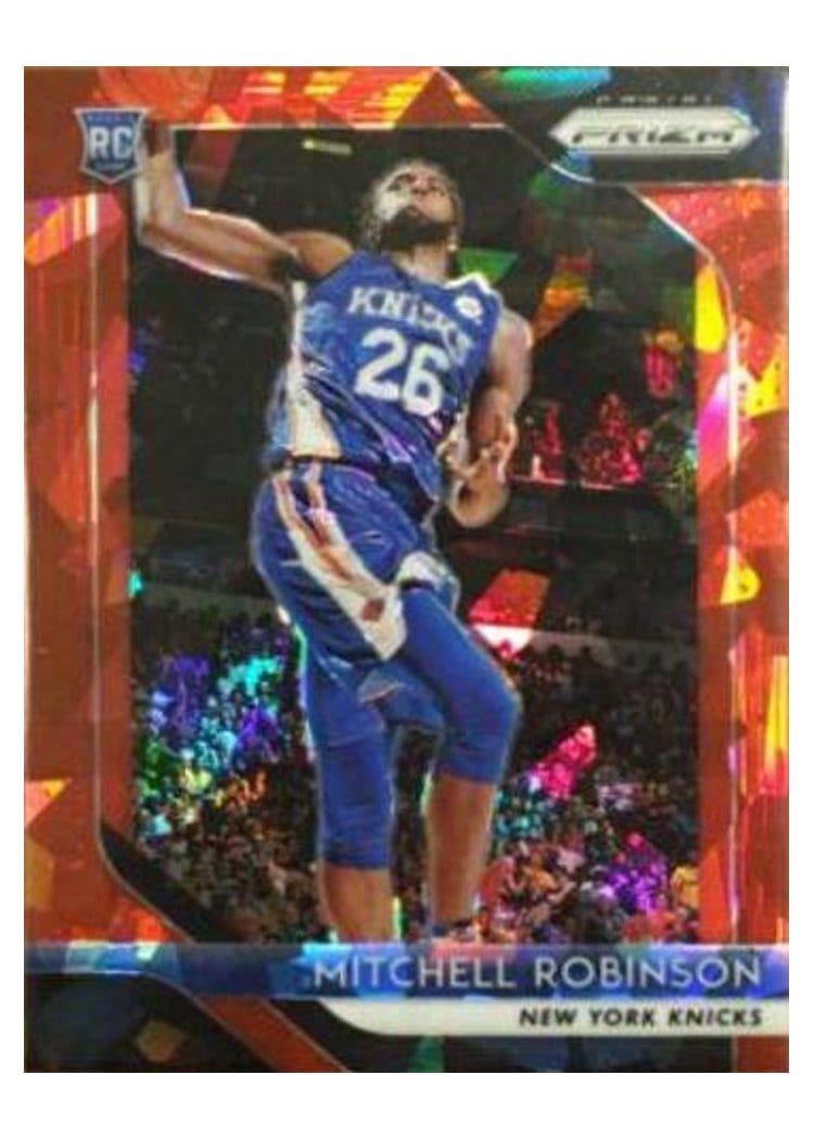 2018-19 Panini Prizm Base Set Mitchell Robinson Red Ice Prizm #227 card