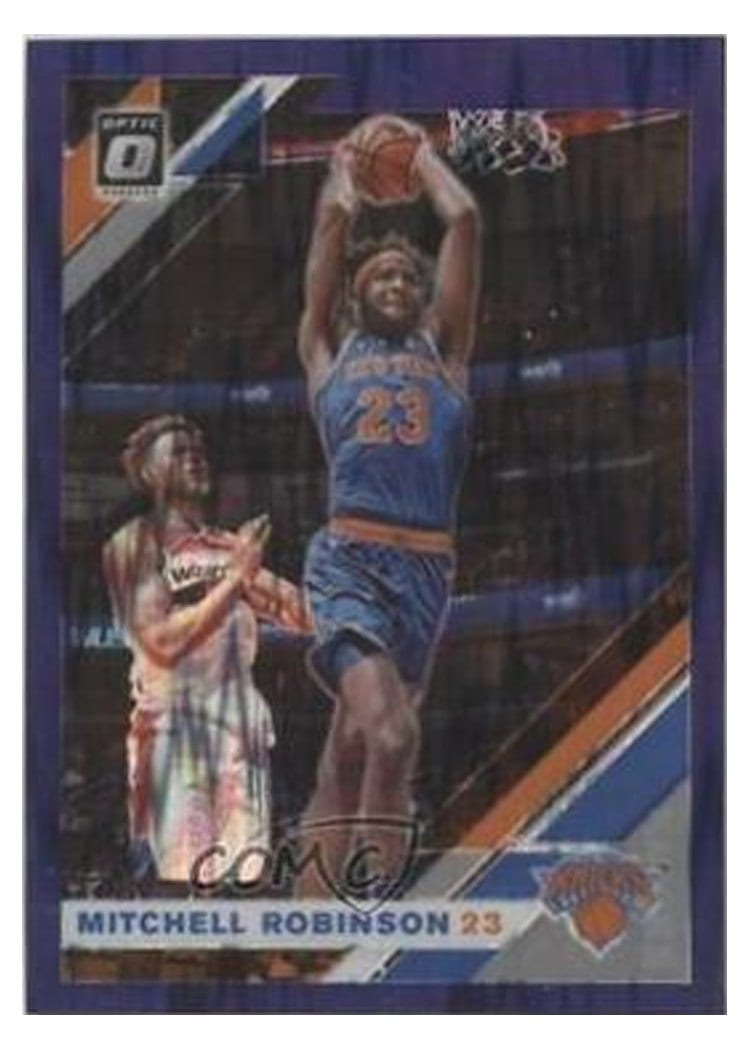 2019-20 Donruss Optic Base Set Mitchell Robinson Purple Shock #83 card