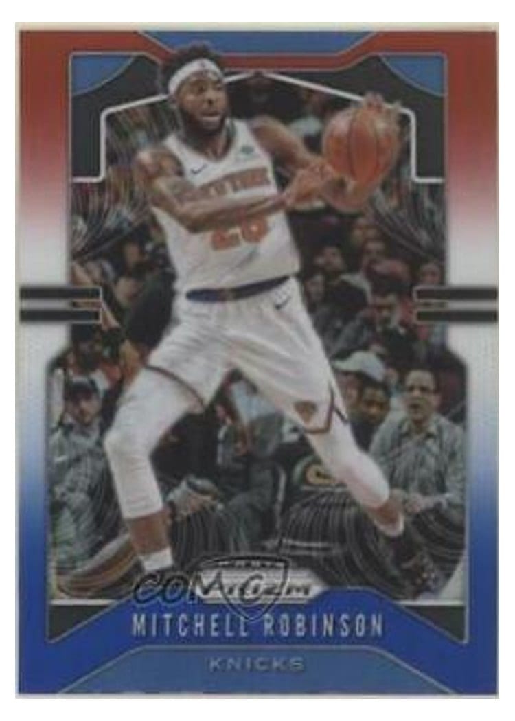 2019-20 Panini Prizm Base Set Mitchell Robinson Red, White, and Blue Prizm #178 card