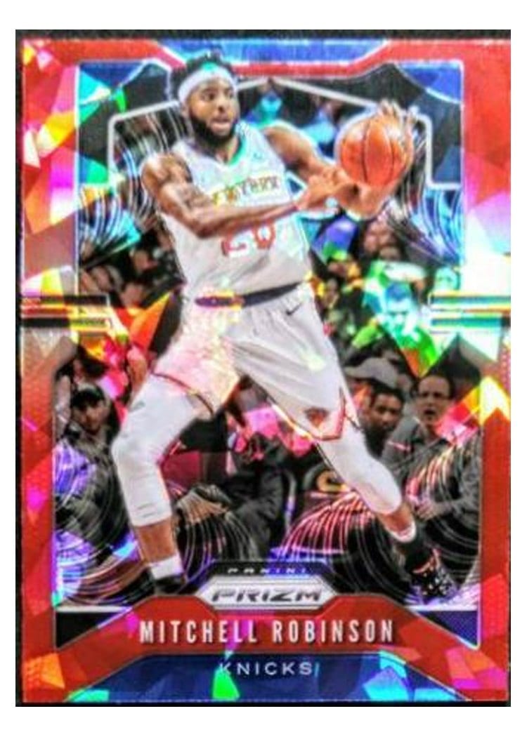 2019-20 Panini Prizm Base Set Mitchell Robinson Red Ice Prizm #178 card