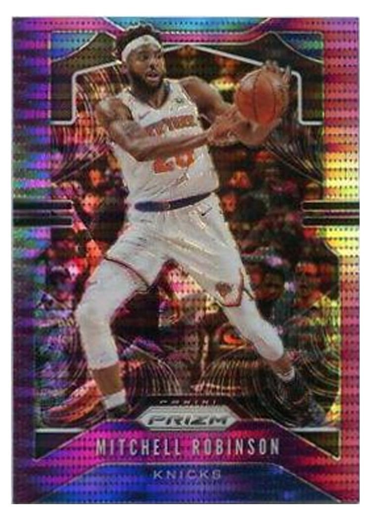 2019-20 Panini Prizm Base Set Mitchell Robinson Purple Pulsar Prizm #178 card