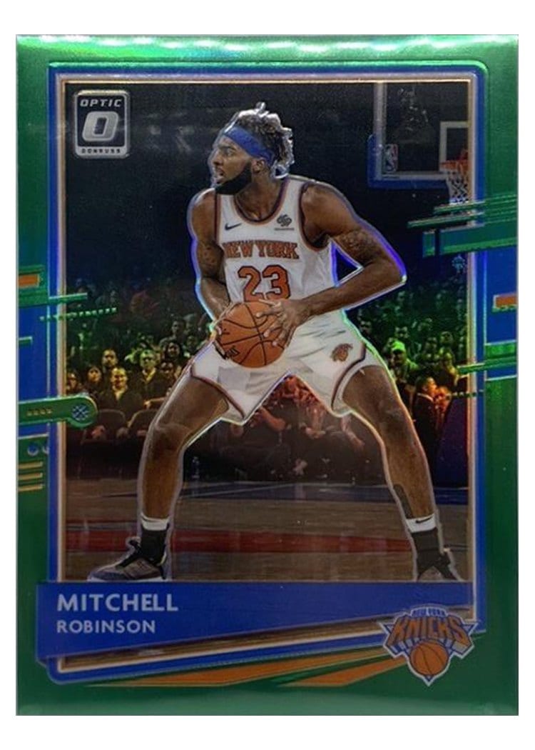 2020-21 Donruss Optic Base Set Mitchell Robinson Green #99 card
