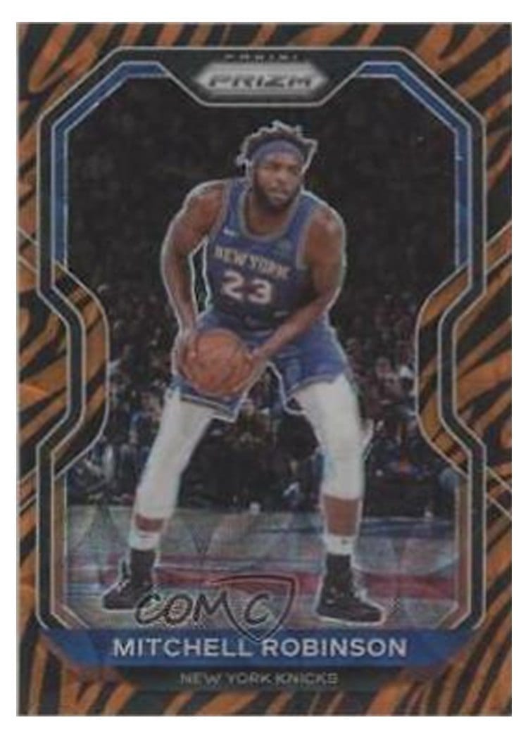 2020-21 Panini Prizm Base Set Mitchell Robinson Choice Tiger Stripe Prizm #170 card