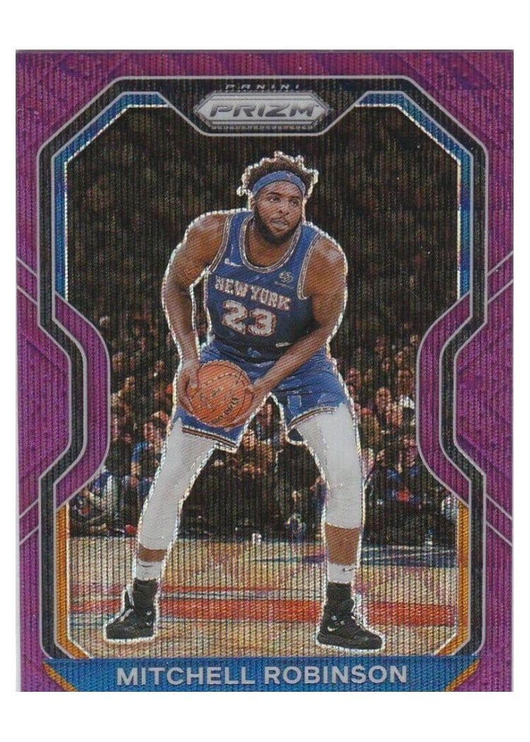 2020-21 Panini Prizm Base Set Mitchell Robinson Purple Prizm #170 card