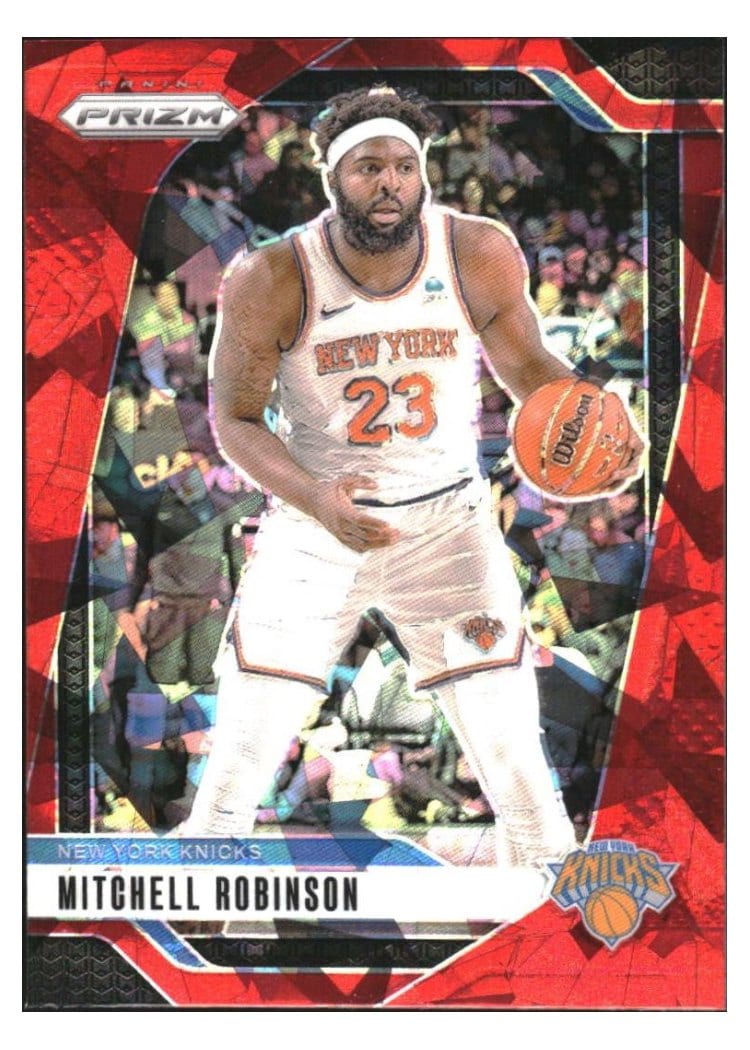 2024-25 Panini Prizm Base Set Mitchell Robinson Red Ice #156 card
