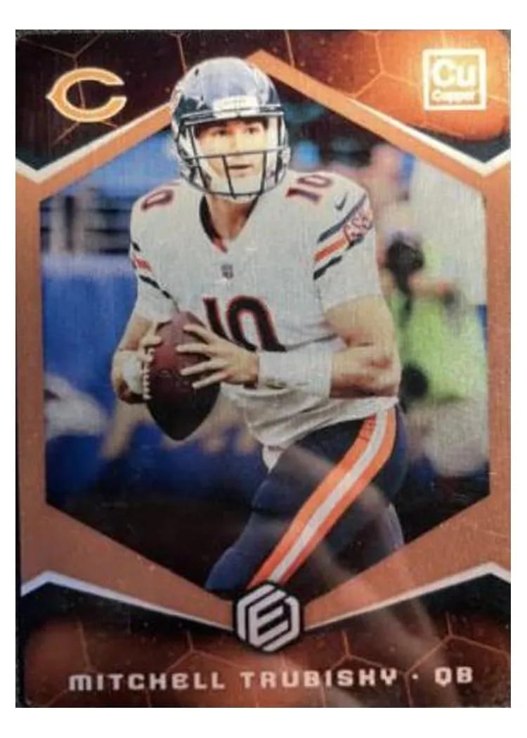 2018 Panini Elements Mitchell Trubisky #11 card