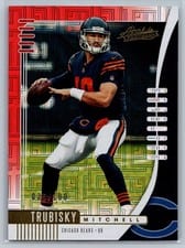 2019 Panini Absolute Mitchell Trubisky #64 card