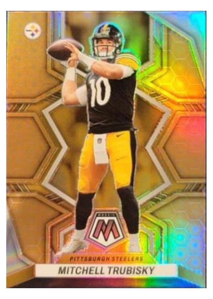 2022 Panini Mosaic Base Set Mitchell Trubisky #162 card