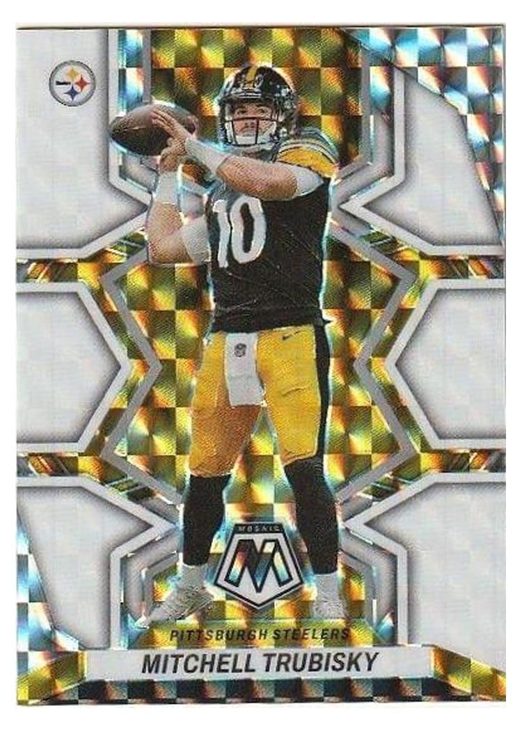 2022 Panini Mosaic Base Set Mitchell Trubisky #162 card