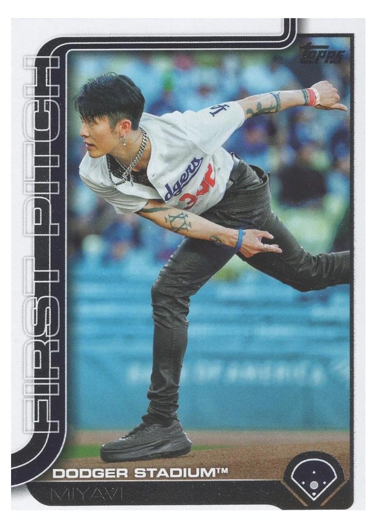 2025 Topps Update First Pitch MIYAVI #FPU-3 card