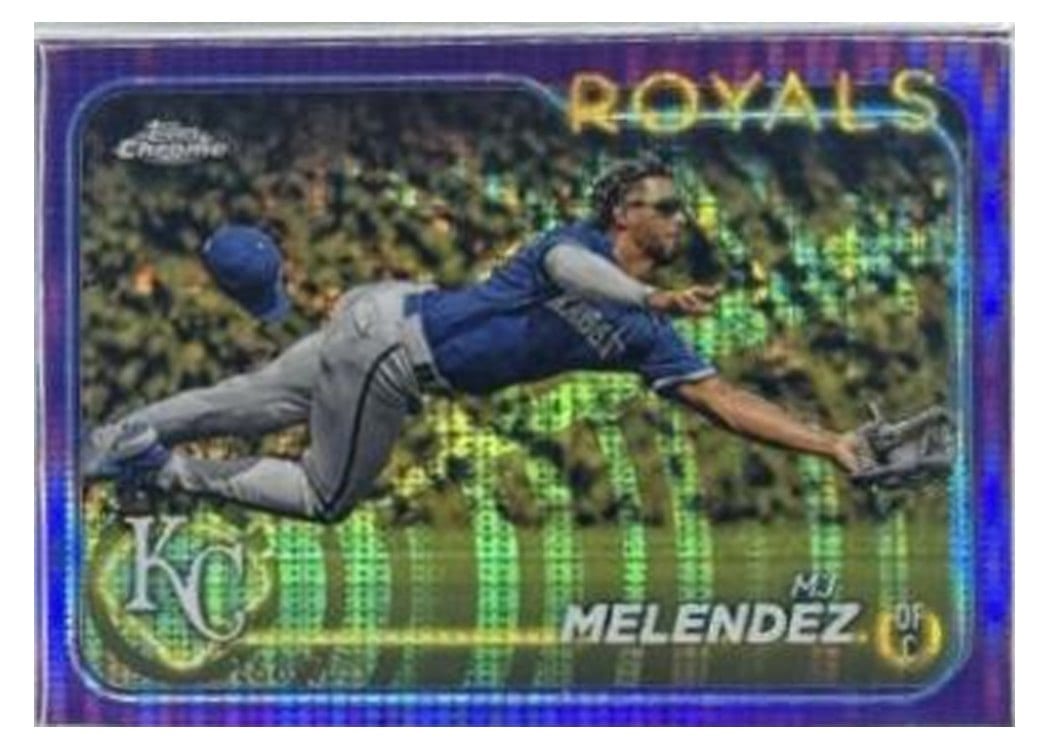 2024 Topps Chrome Base Set MJ Melendez #7 card